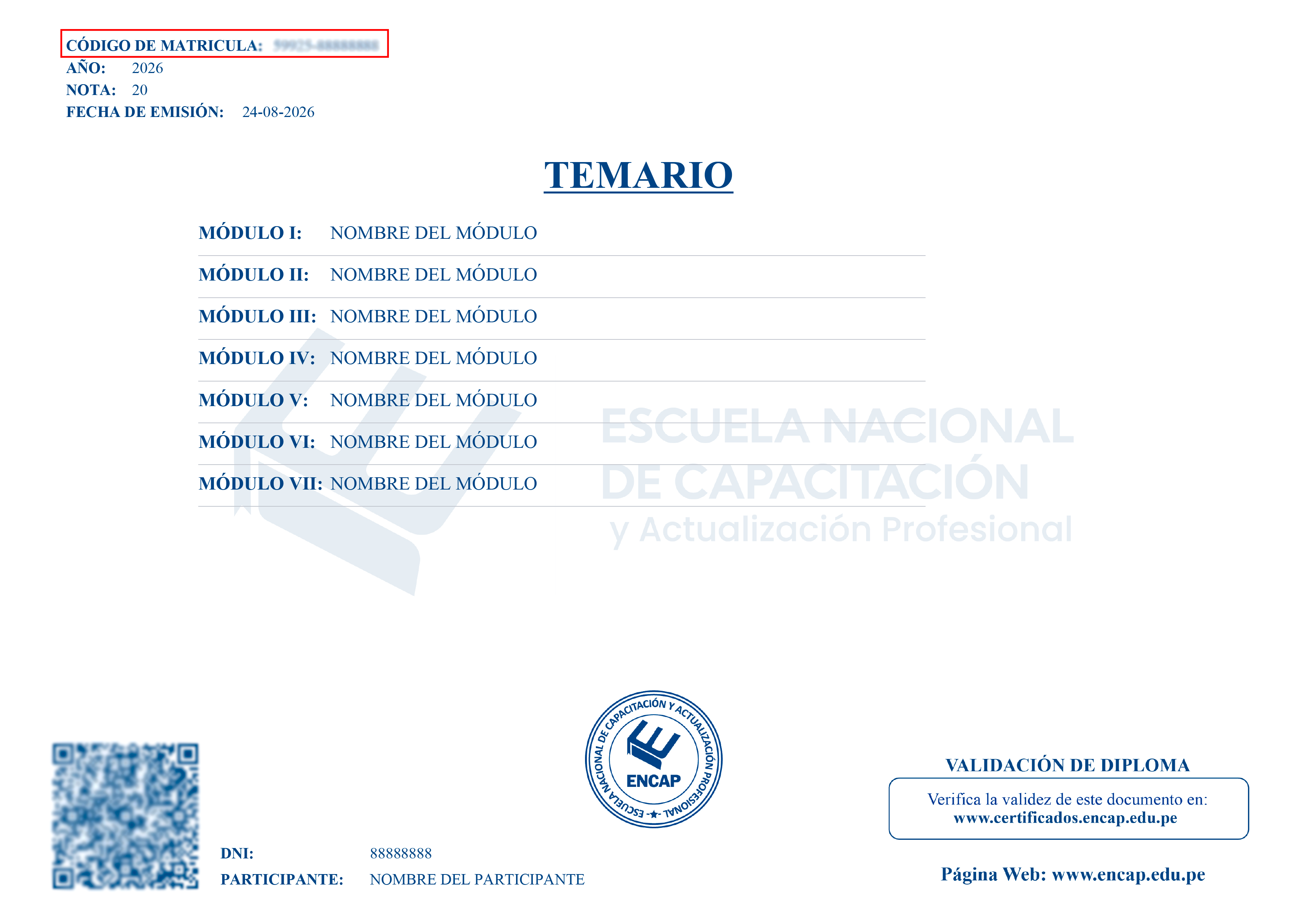 Posterior Diploma